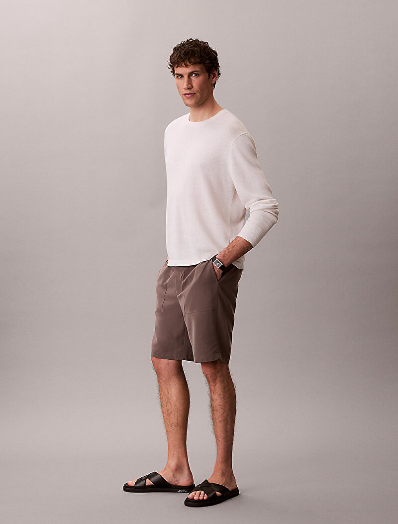 Calvin Klein Yeşil Renkli Erkek Lyocell Pull On Şort