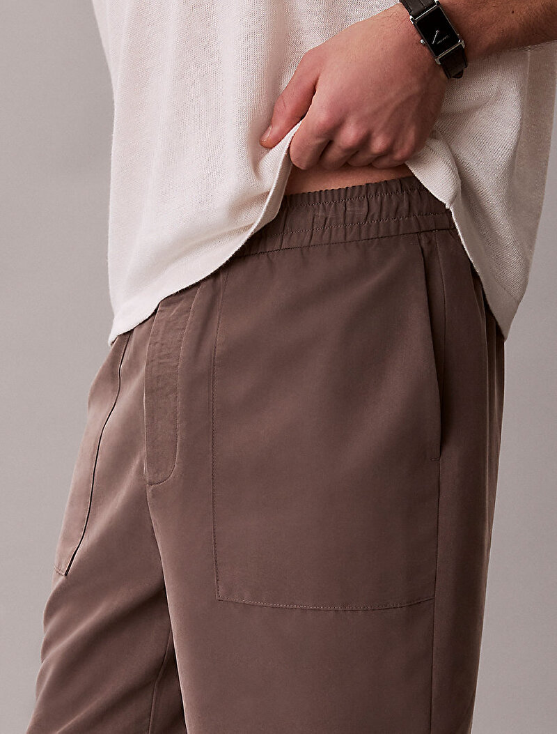 Calvin Klein Yeşil Renkli Erkek Lyocell Pull On Şort