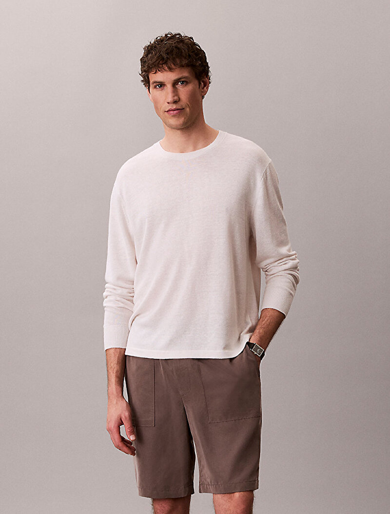 Calvin Klein Yeşil Renkli Erkek Lyocell Pull On Şort