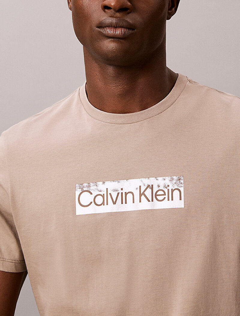 Calvin Klein Beyaz Renkli Erkek 30s T-shirt