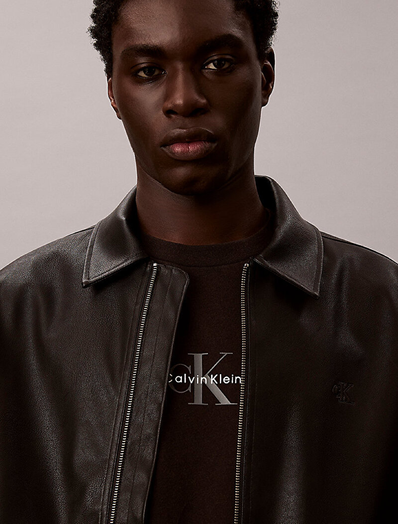 Calvin Klein Siyah Renkli Erkek 90s Fit Micro T-shirt