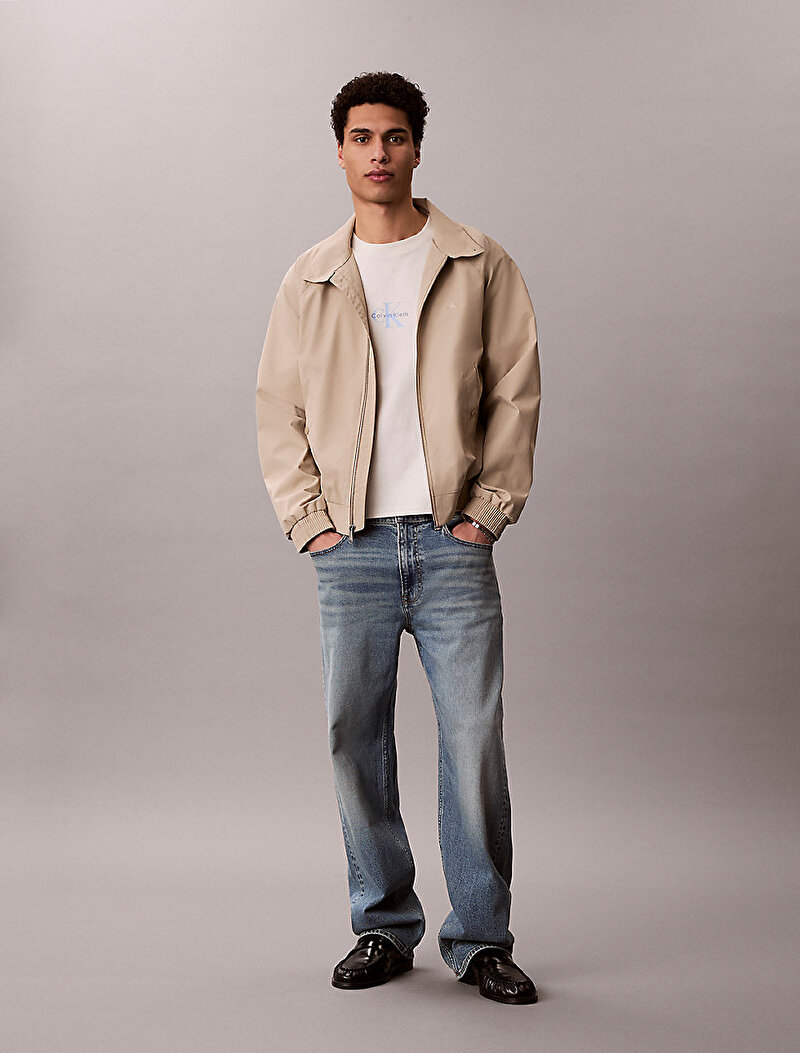 Calvin Klein Beyaz Renkli Erkek 90s Fit Micro T-shirt