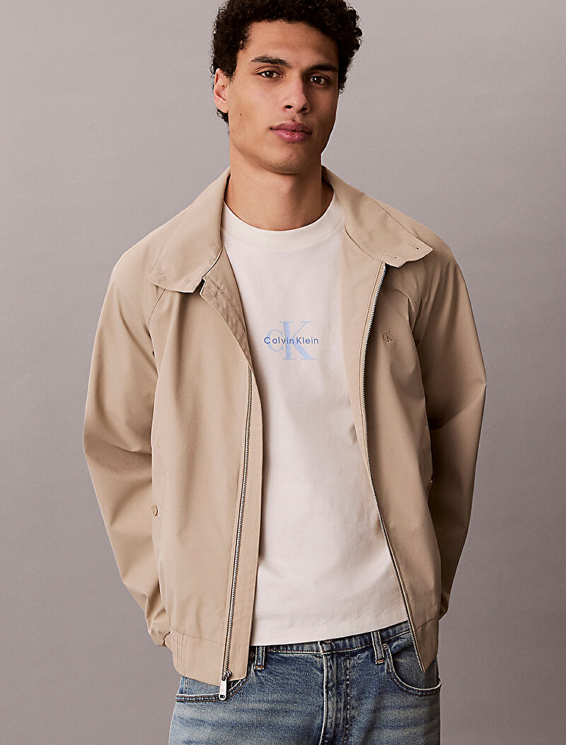 Calvin Klein Beyaz Renkli Erkek 90s Fit Micro T-shirt