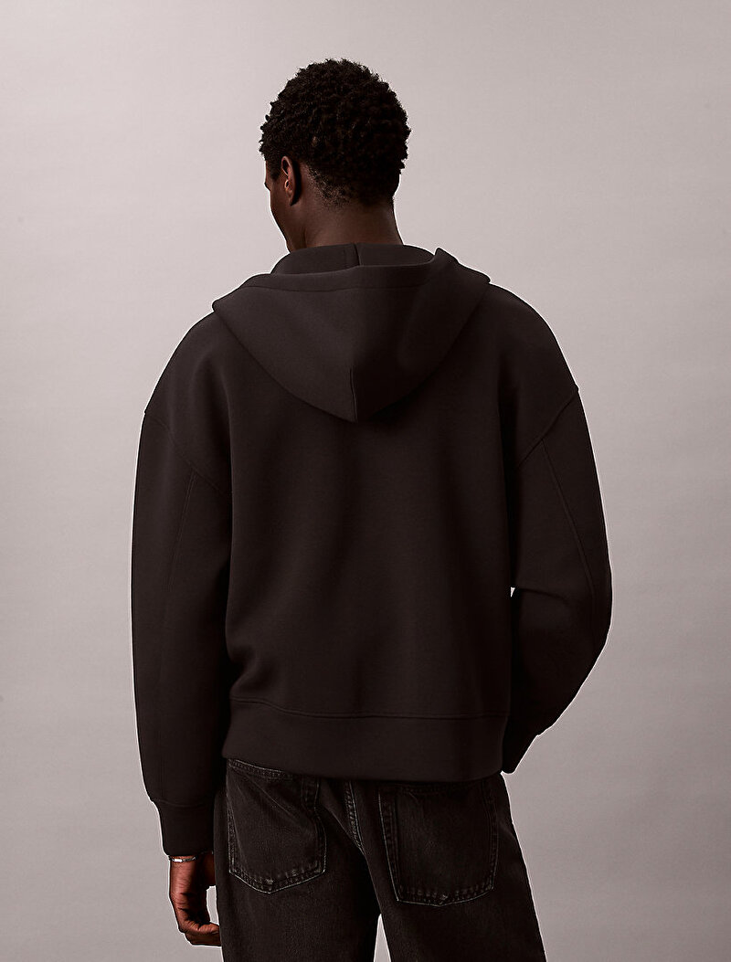 Calvin Klein Siyah Renkli Erkek Cotton Spacer Sweatshirt