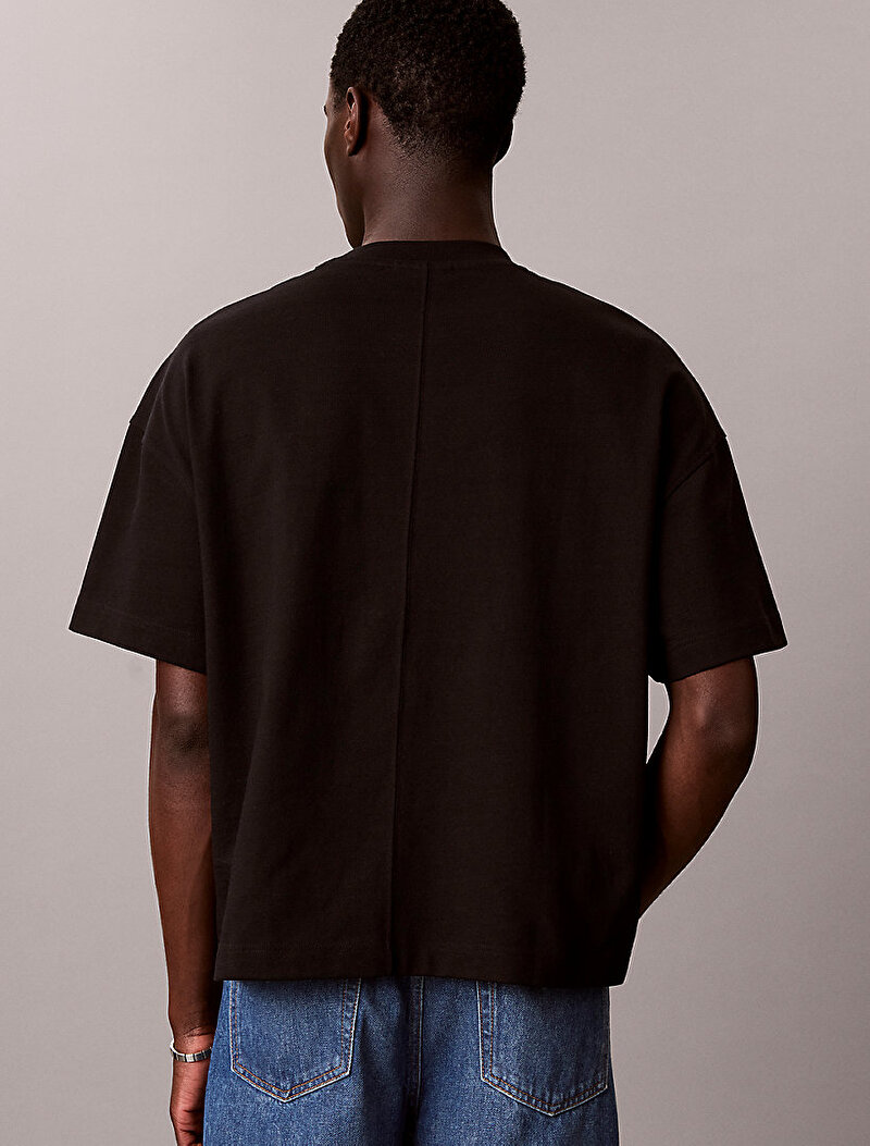 Calvin Klein Siyah Renkli Erkek Relaxed Premium T-shirt