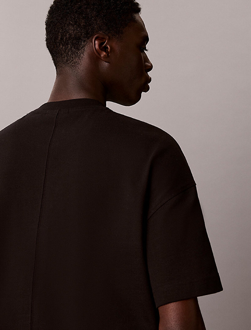 Calvin Klein Siyah Renkli Erkek Relaxed Premium T-shirt