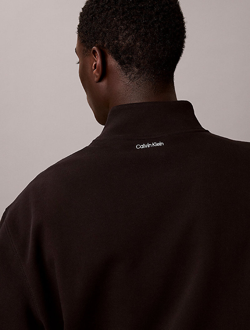 Calvin Klein Siyah Renkli Erkek 350 Terry Sweatshirt