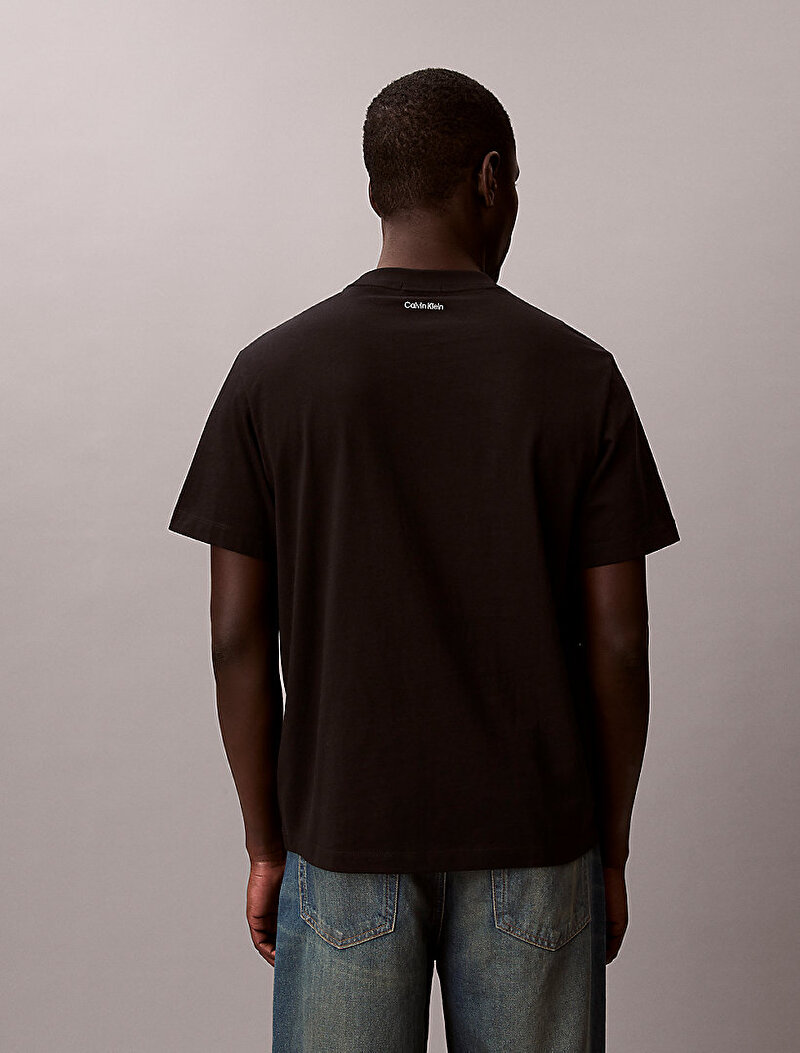 Calvin Klein Siyah Renkli Erkek 20s Easy T-shirt