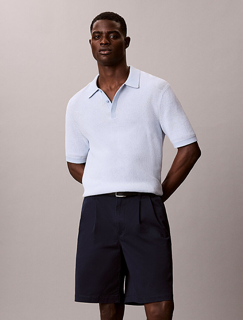 Calvin Klein Lacivert Renkli Erkek Cotton Şort
