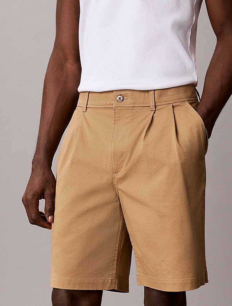 Calvin Klein Kahverengi Renkli Erkek 9 in Washed Comfort Şort