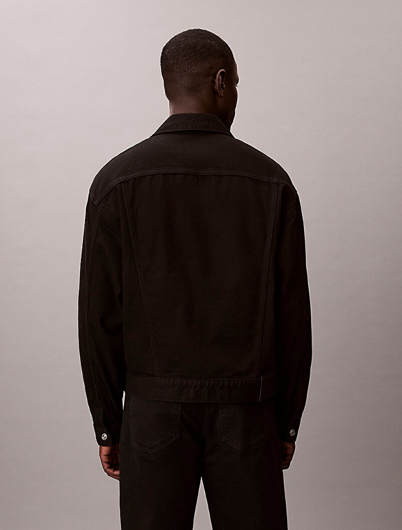 Calvin Klein Siyah Renkli Erkek 90s Ck Classic Ceket