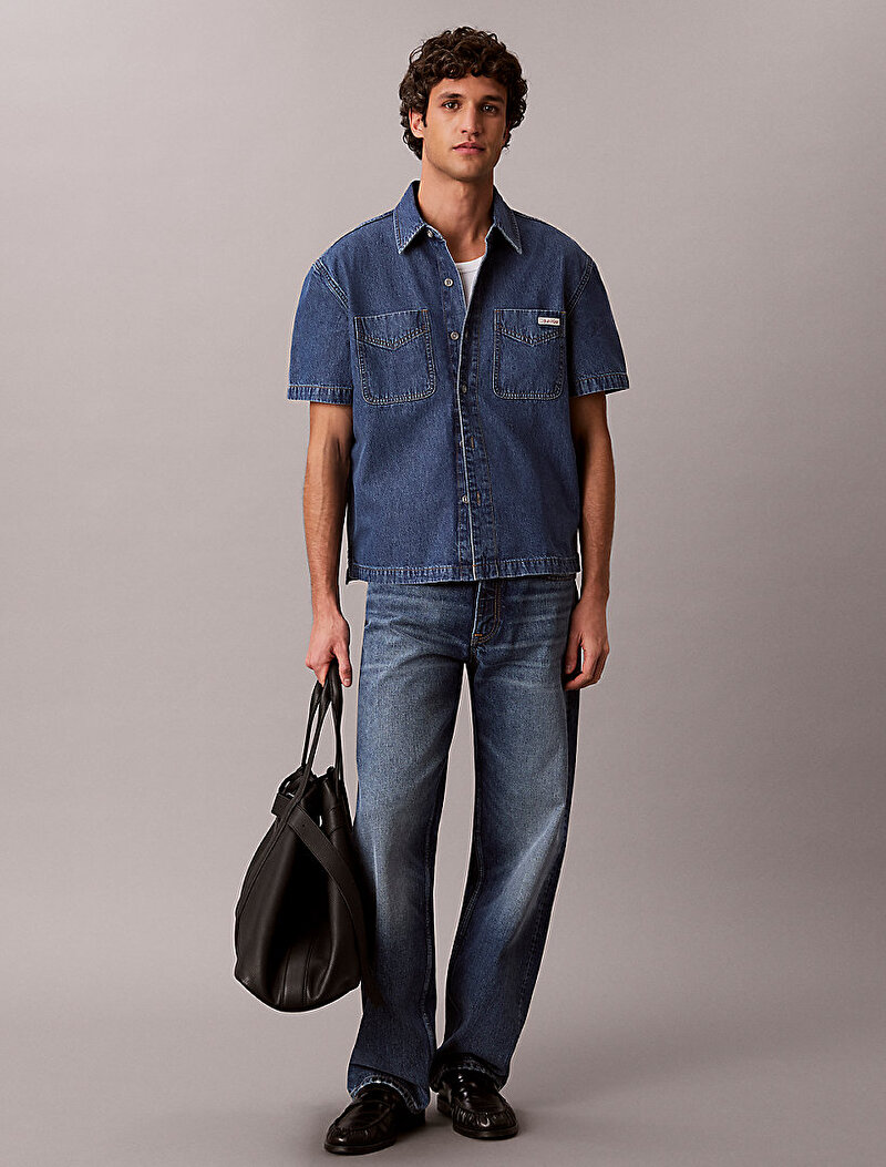 Calvin Klein Mavi Renkli Erkek Beckford Blue Gömlek
