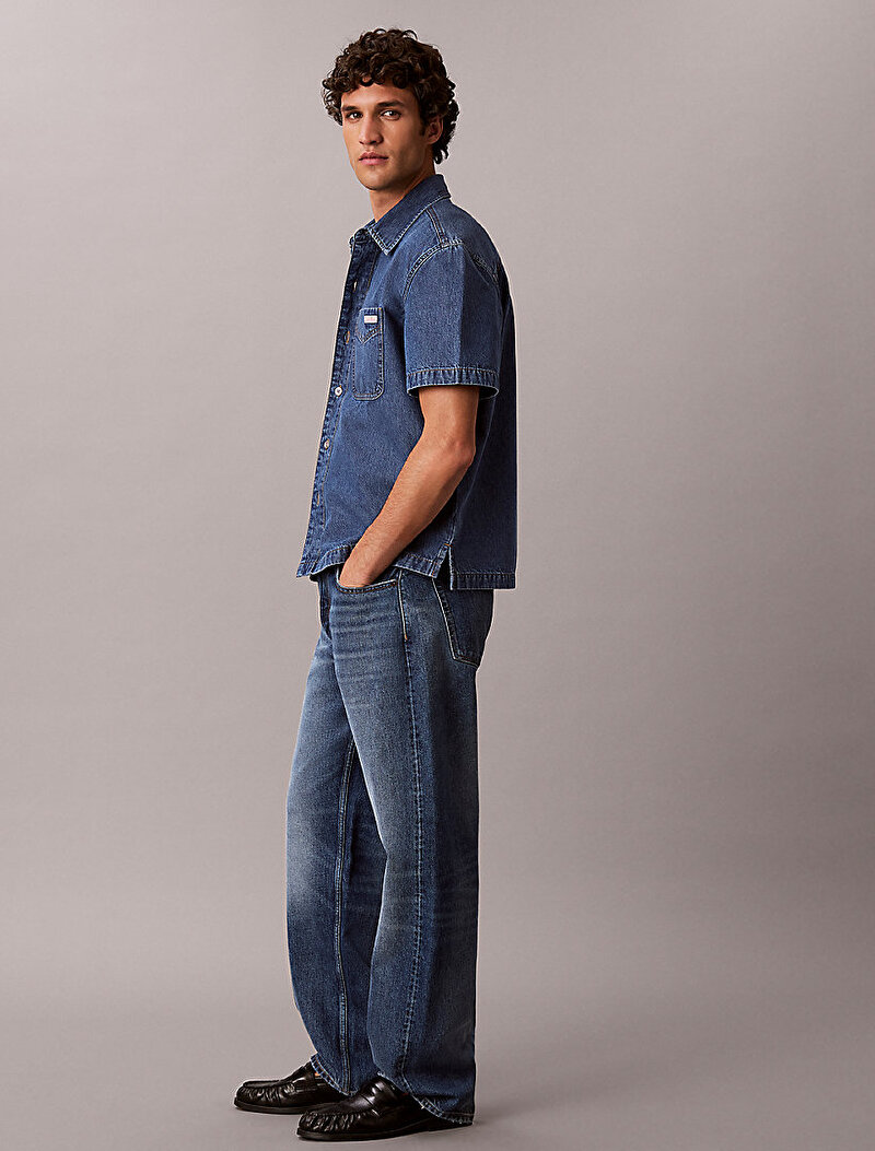 Calvin Klein Mavi Renkli Erkek Beckford Blue Gömlek