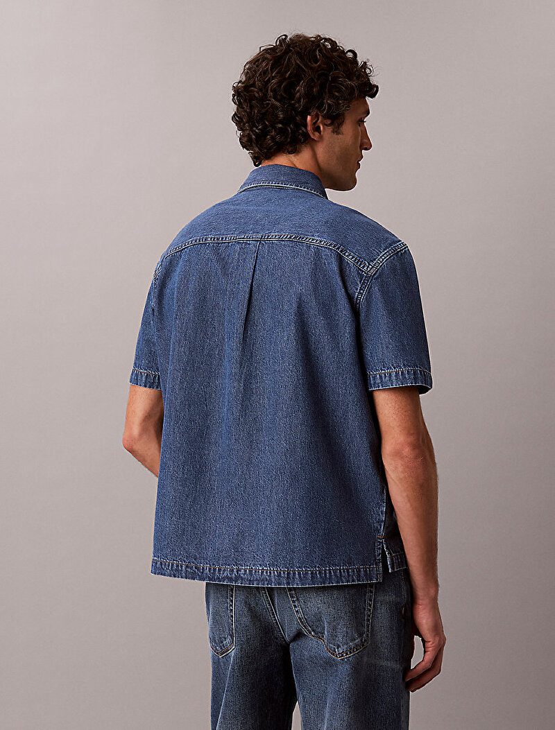Calvin Klein Mavi Renkli Erkek Beckford Blue Gömlek