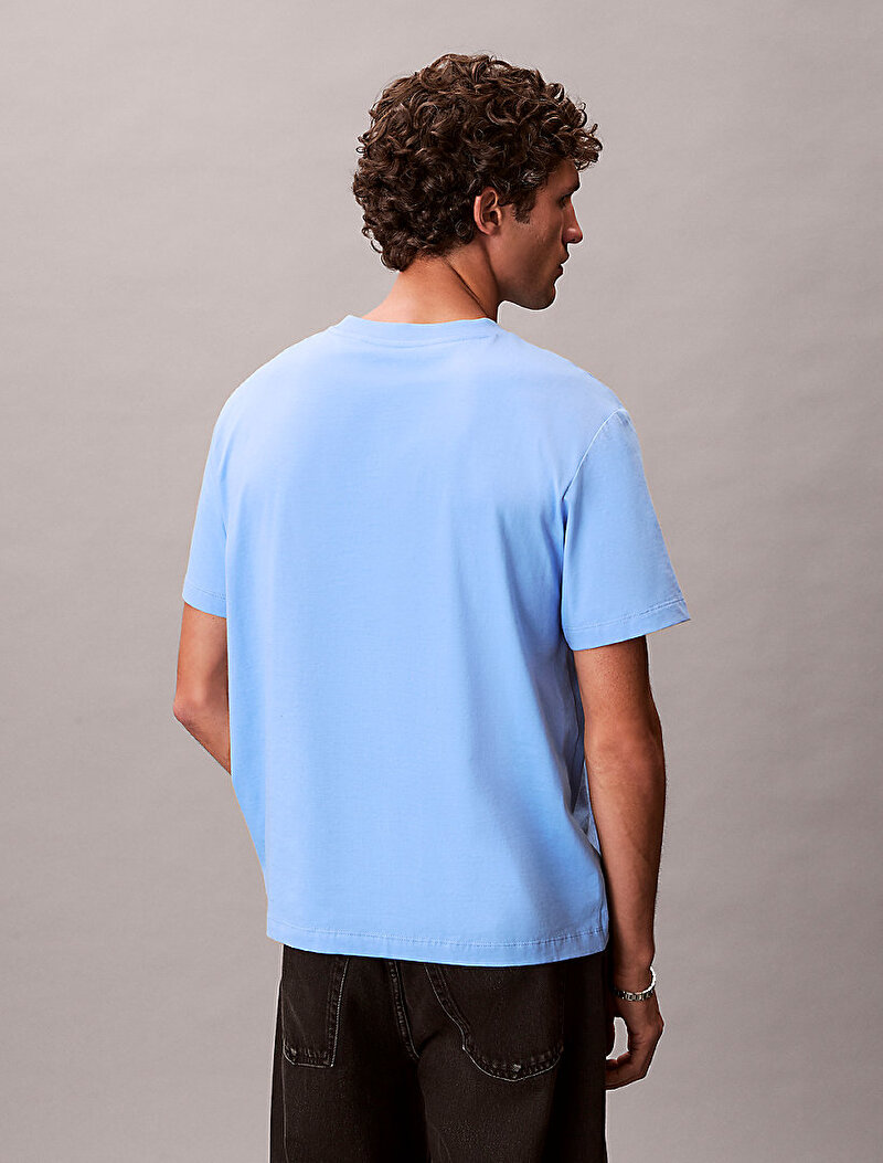 Calvin Klein Mavi Renkli Erkek 20s T-shirt