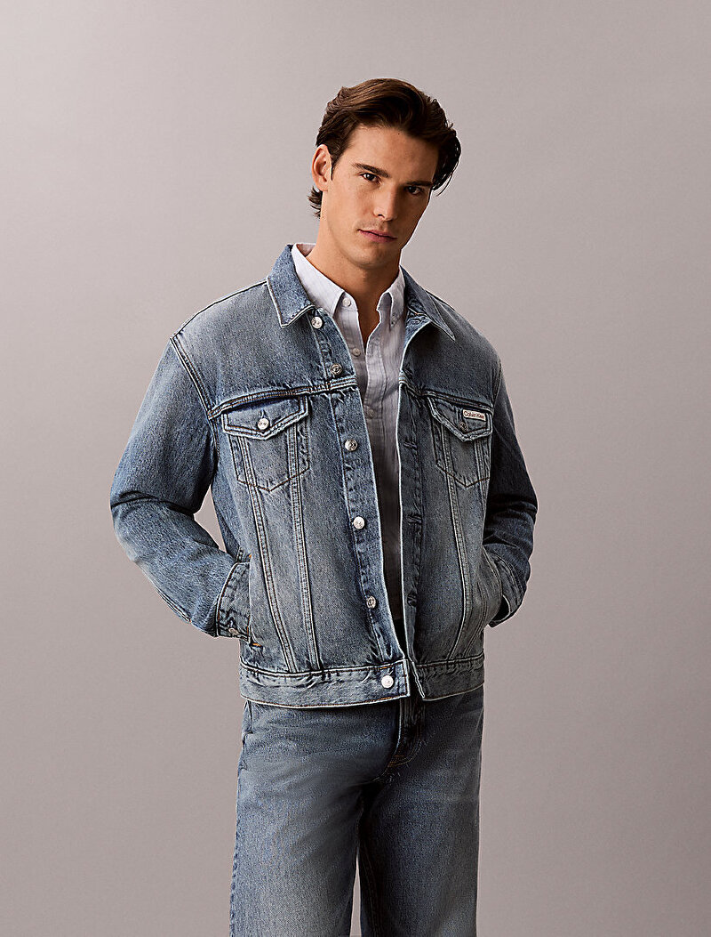 Erkek Andrew Classic Trucker Ceket