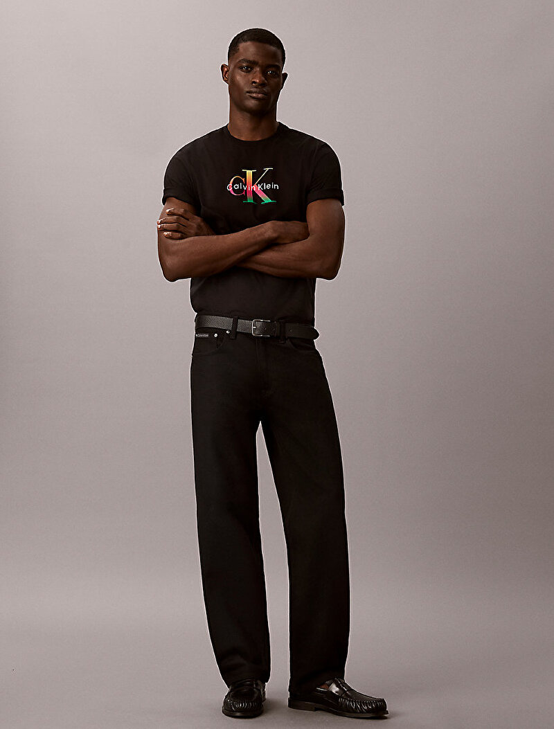 Calvin Klein Siyah Renkli Erkek 20s Ck Pride T-shirt