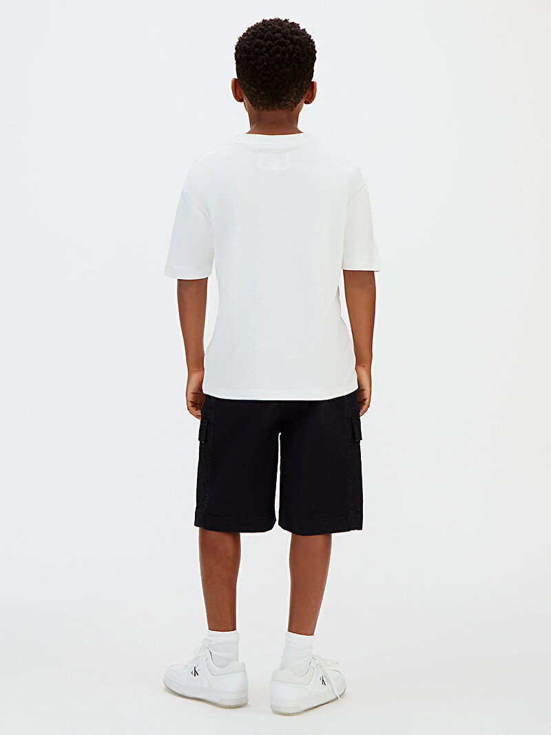 Calvin Klein Siyah Renkli Erkek Çocuk Essential Woven Şort