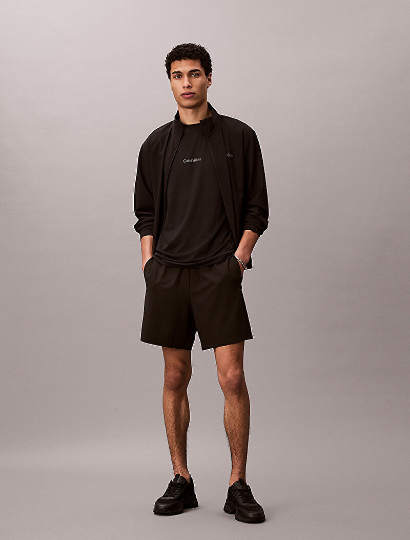 Calvin Klein Siyah Renkli Erkek Mesh T-shirt