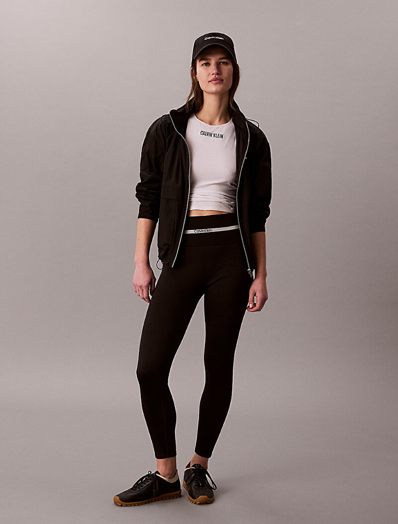 Calvin Klein Beyaz Renkli Kadın Intense Power Mesh T-shirt