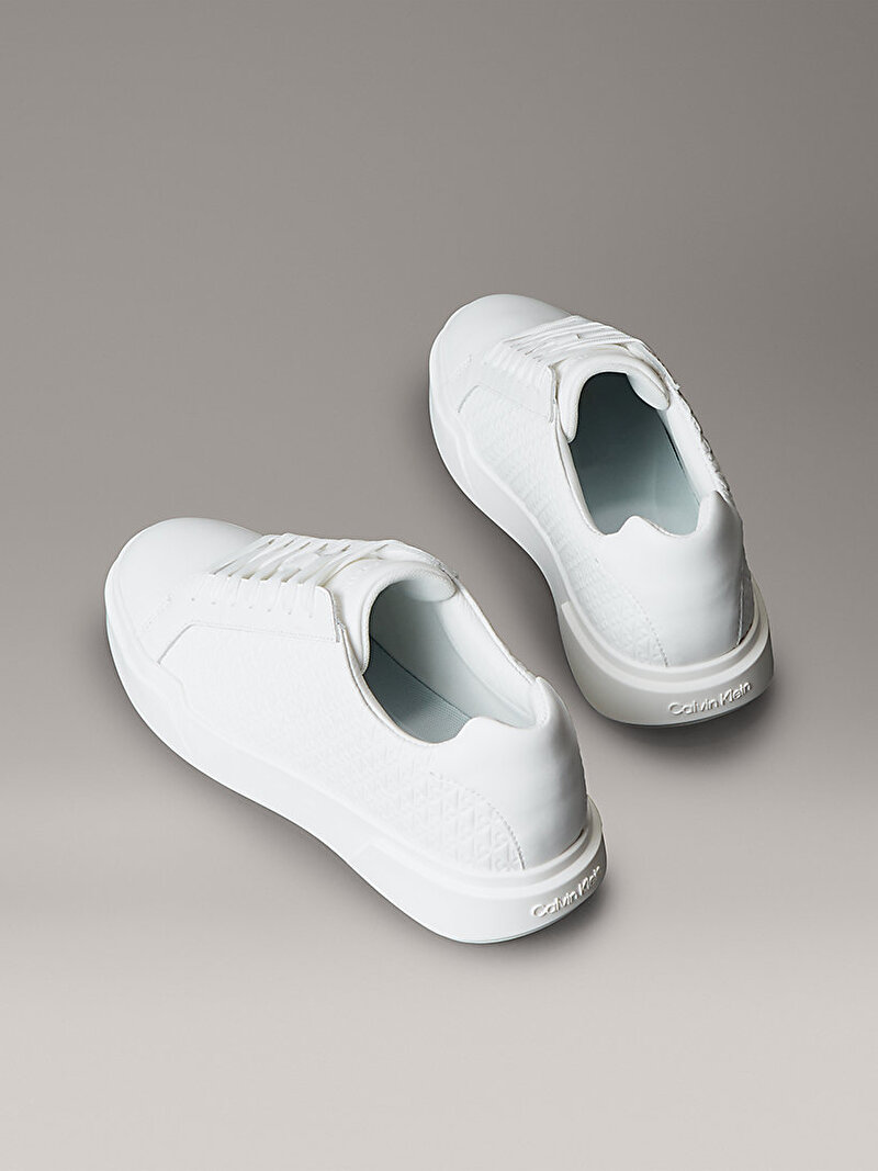 Calvin Klein Beyaz Renkli Erkek Chunky Cupsole Laceup Sneaker
