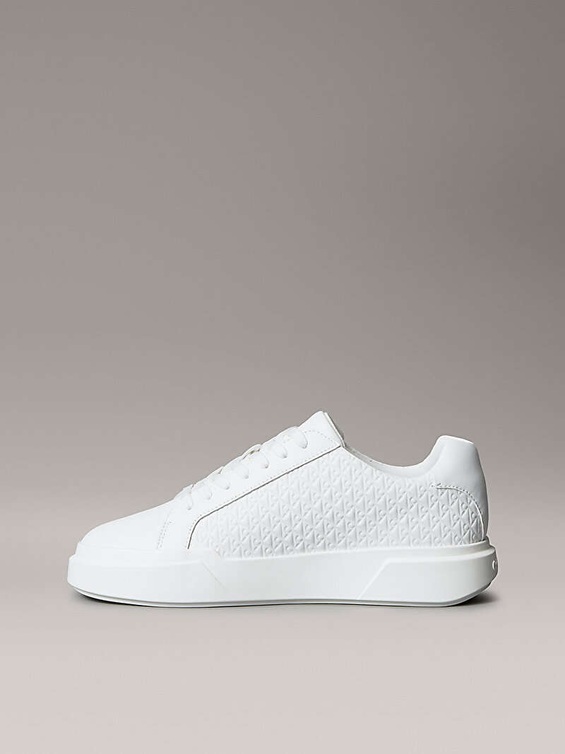 Calvin Klein Beyaz Renkli Erkek Chunky Cupsole Laceup Sneaker