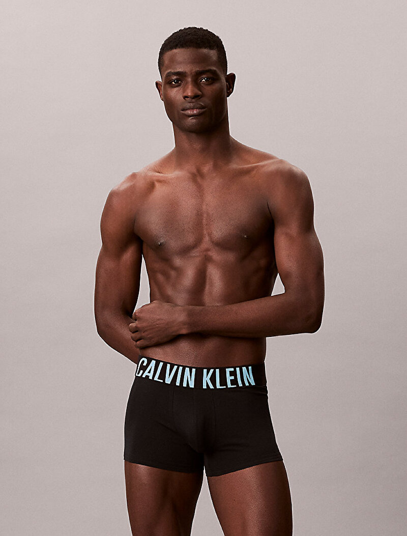 Calvin Klein Siyah Renkli Erkek 3'lü Paket Trunk Boxer Seti