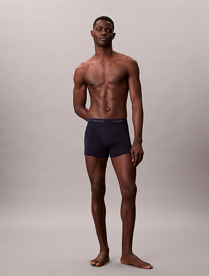 Calvin Klein Çok renkli Renkli Erkek 3'lü Paket Trunk Boxer Seti