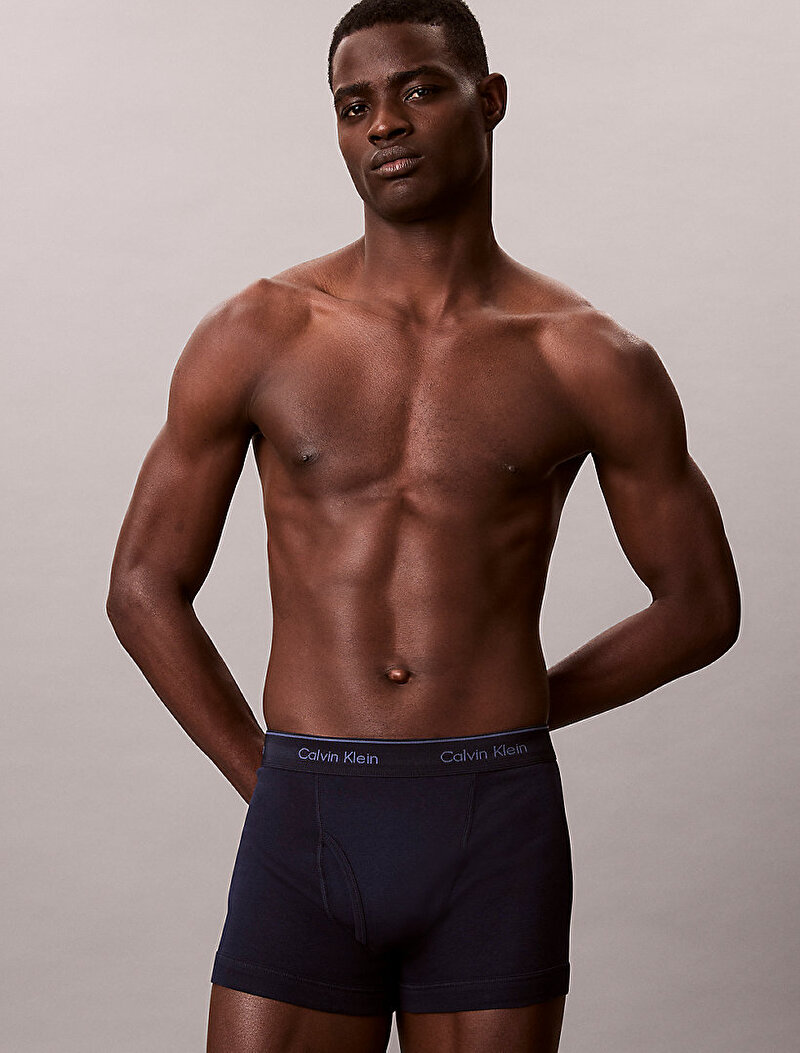Calvin Klein Çok renkli Renkli Erkek 3'lü Paket Trunk Boxer Seti