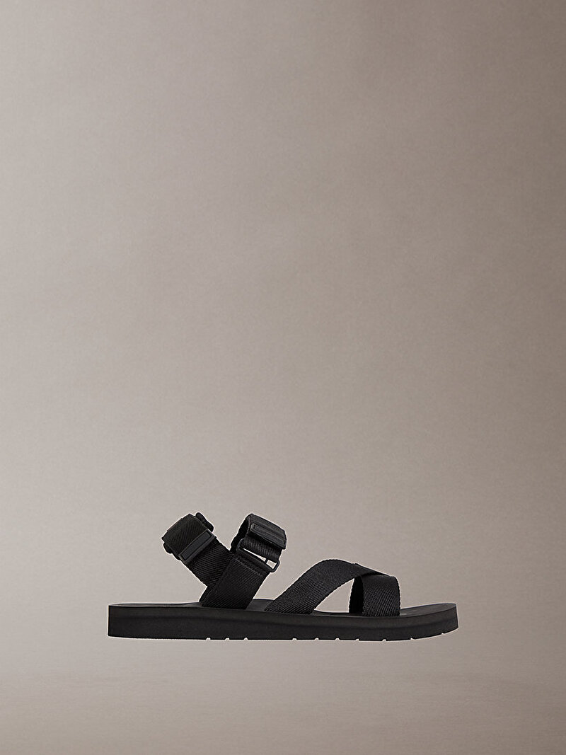 Calvin Klein Siyah Renkli Erkek Essential Diecut Black Sandalet