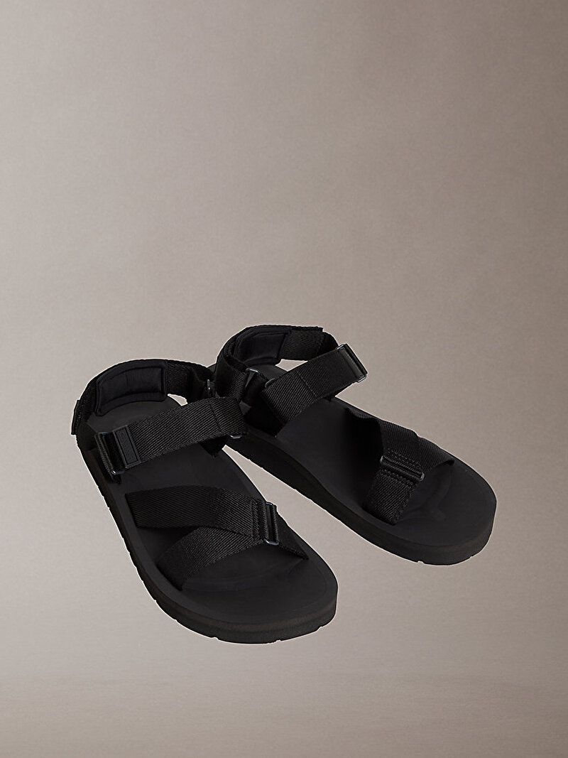 Calvin Klein Siyah Renkli Erkek Essential Diecut Black Sandalet