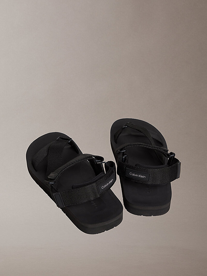 Calvin Klein Siyah Renkli Erkek Essential Diecut Black Sandalet