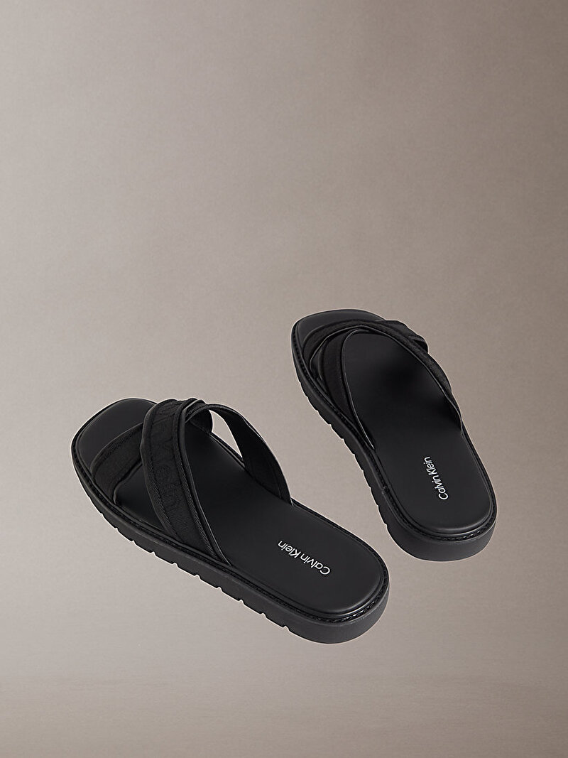 Calvin Klein Siyah Renkli Erkek Molded Sandalet
