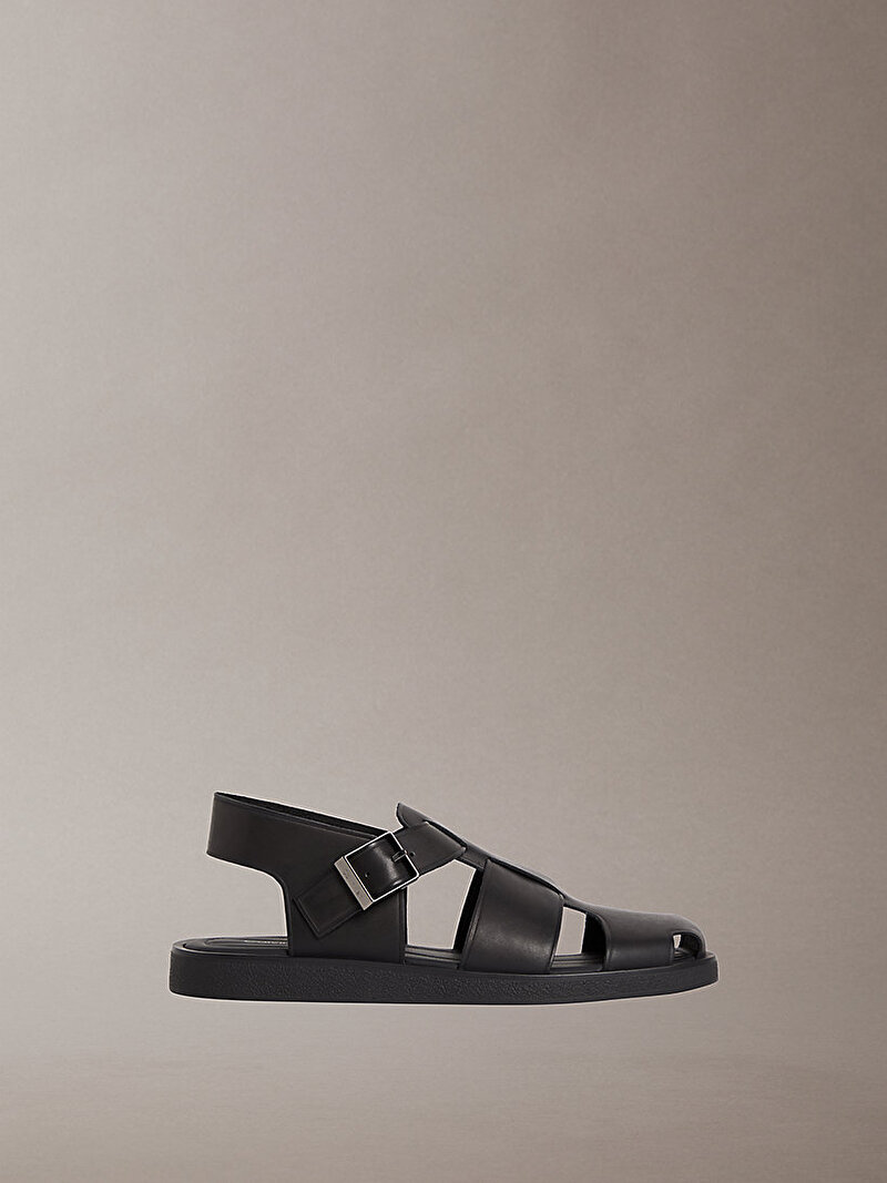 Calvin Klein Siyah Renkli Erkek Fisherman Sandalet