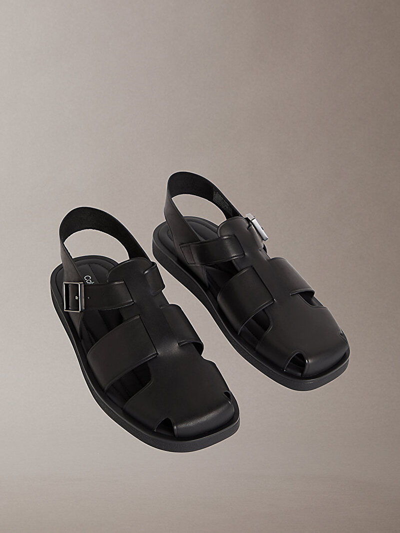 Calvin Klein Siyah Renkli Erkek Fisherman Sandalet