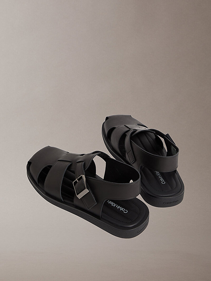 Calvin Klein Siyah Renkli Erkek Fisherman Sandalet