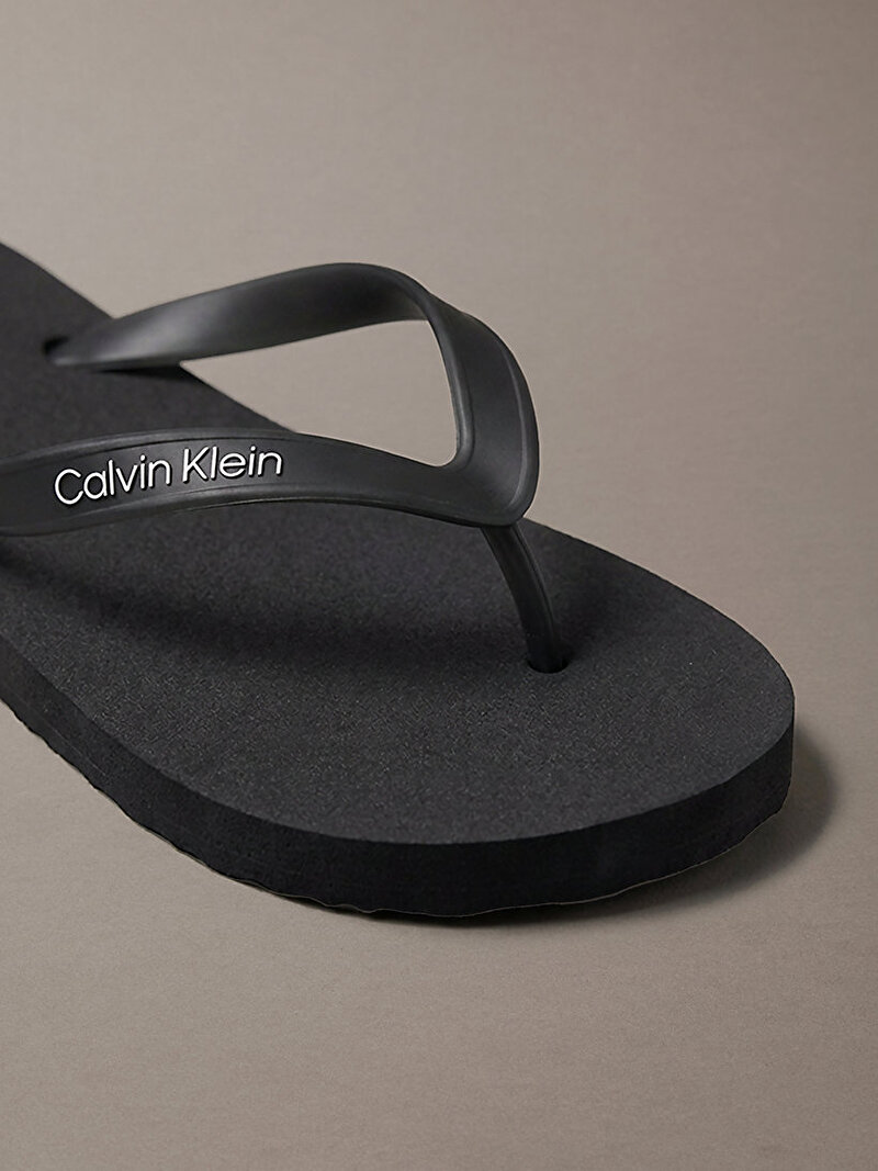 Calvin Klein Siyah Renkli Erkek Plaj Terliği