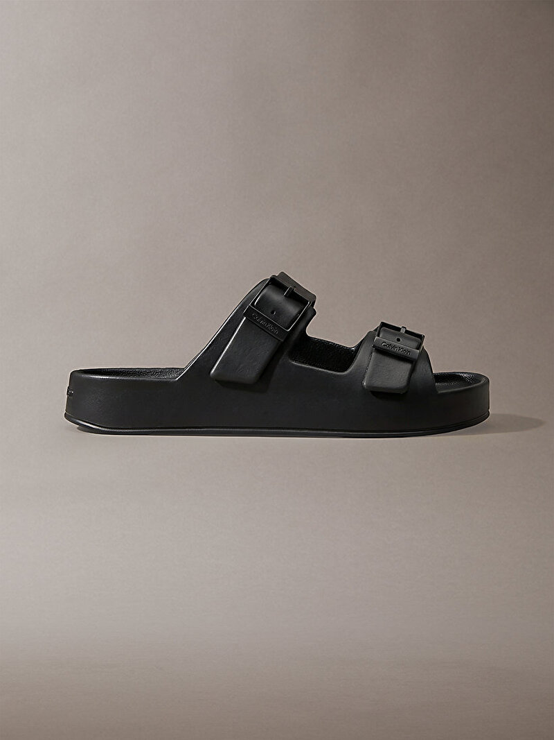 Calvin Klein Siyah Renkli Erkek Ergon Eva Double Terlik