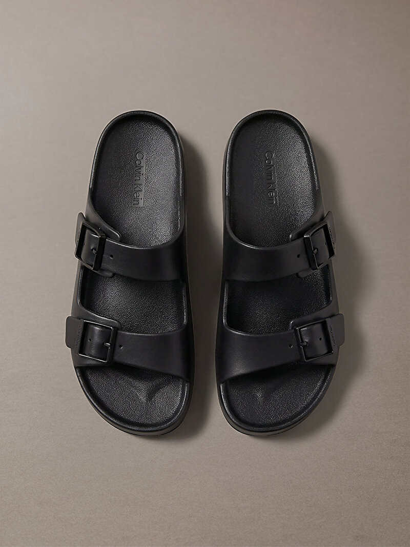 Calvin Klein Siyah Renkli Erkek Ergon Eva Double Terlik