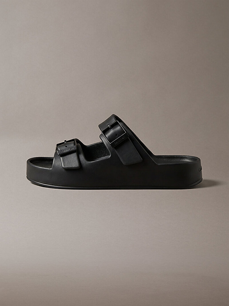 Calvin Klein Siyah Renkli Erkek Ergon Eva Double Terlik