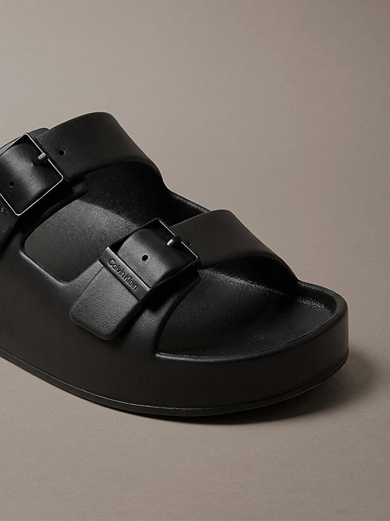 Calvin Klein Siyah Renkli Erkek Ergon Eva Double Terlik