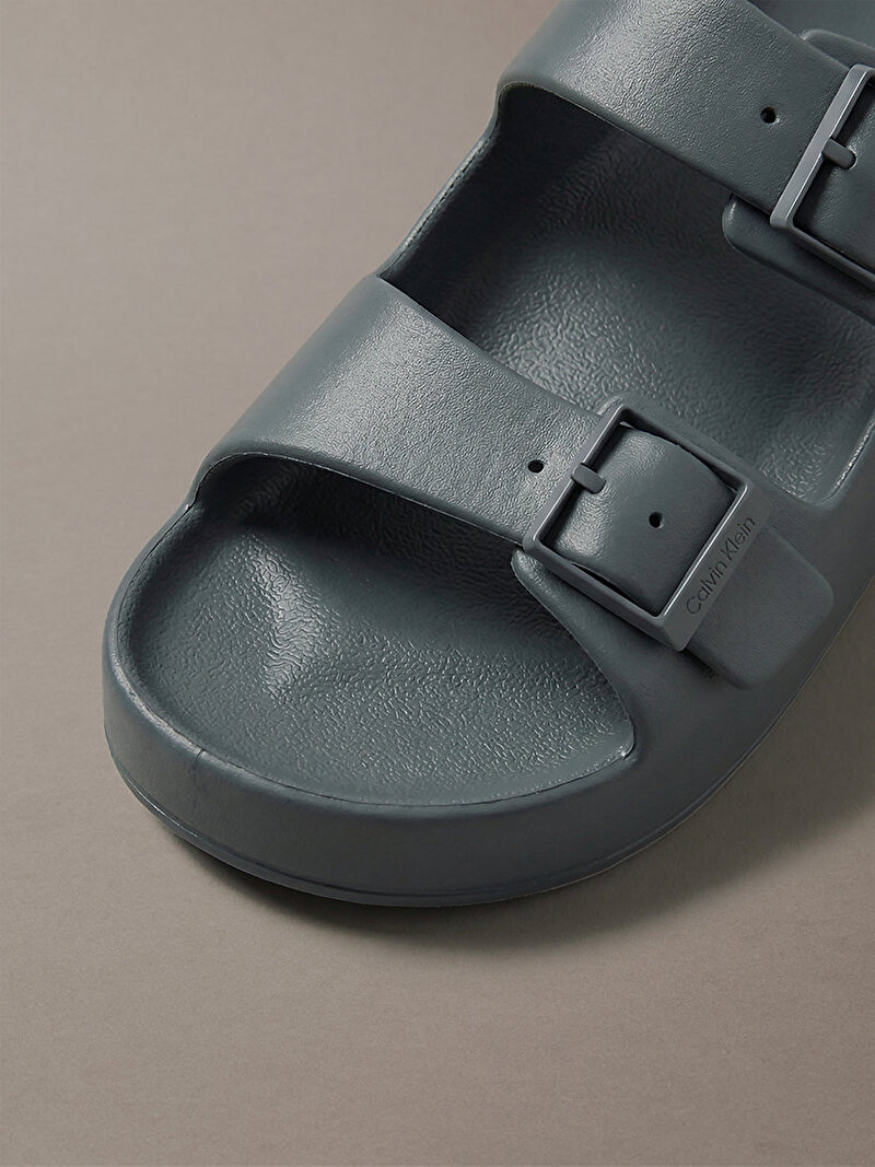 Calvin Klein Gri Renkli Erkek Ergon Eva Double Terlik