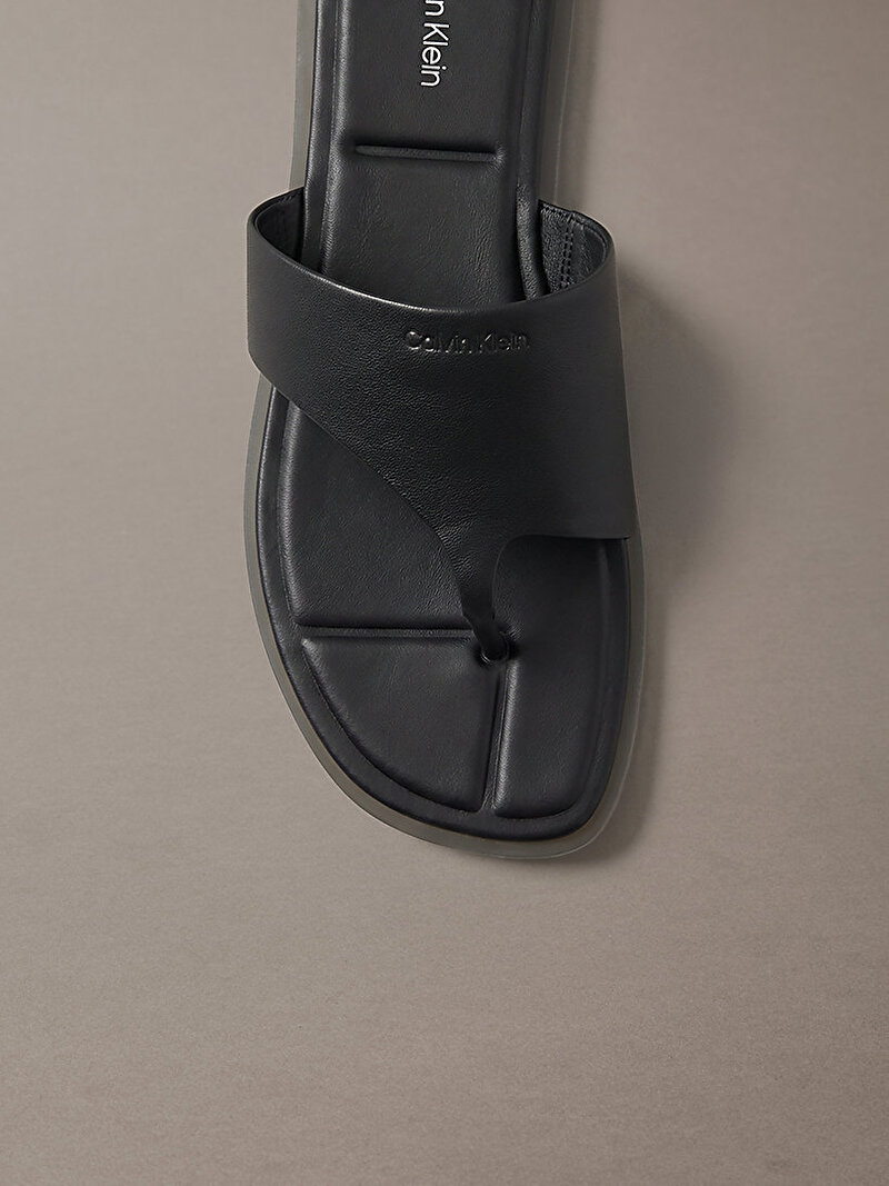 Calvin Klein Siyah Renkli Kadın Flat Parmak Arası Terlik
