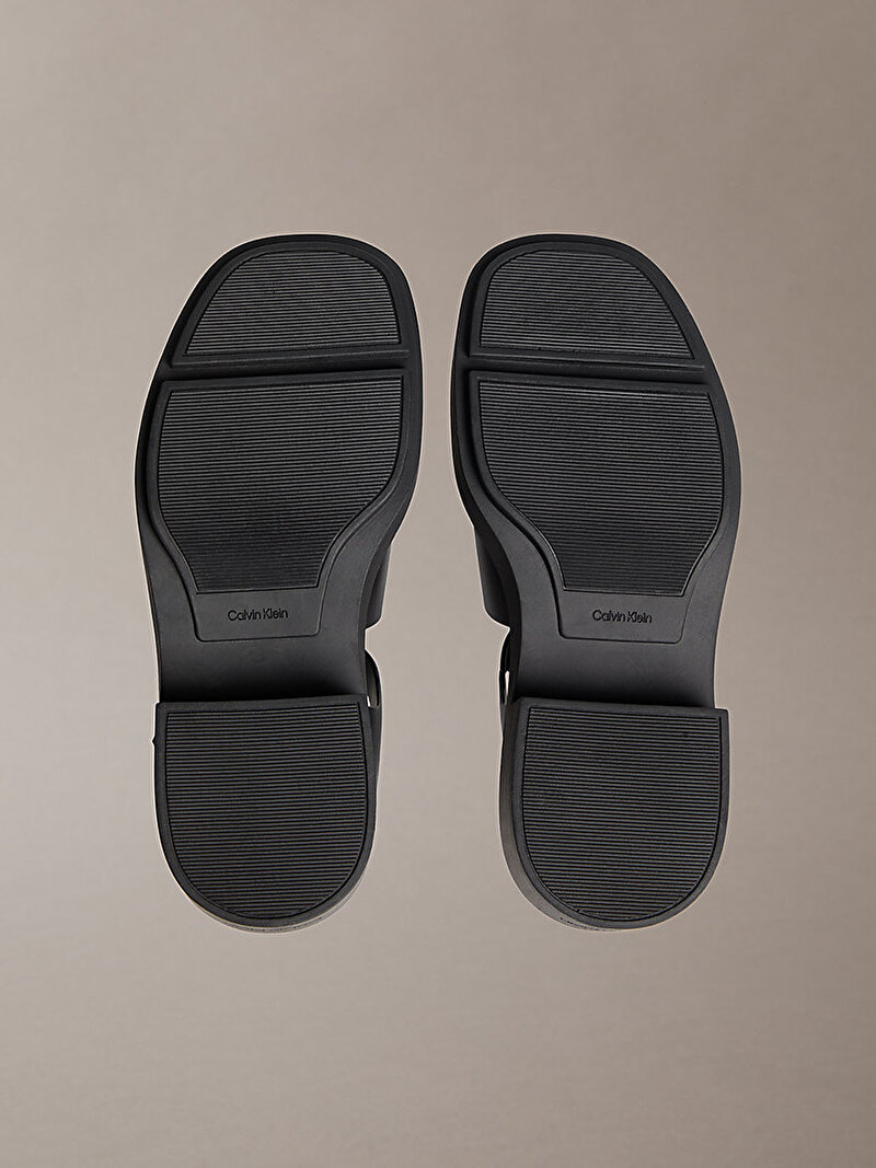 Calvin Klein Siyah Renkli Kadın Chunky Fisher Sandalet