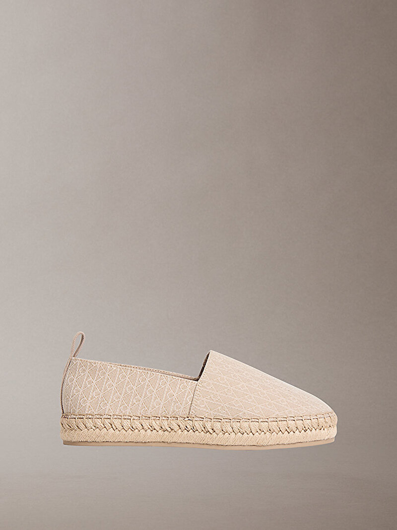 Calvin Klein Bej Renkli Kadın Oblique Espadril