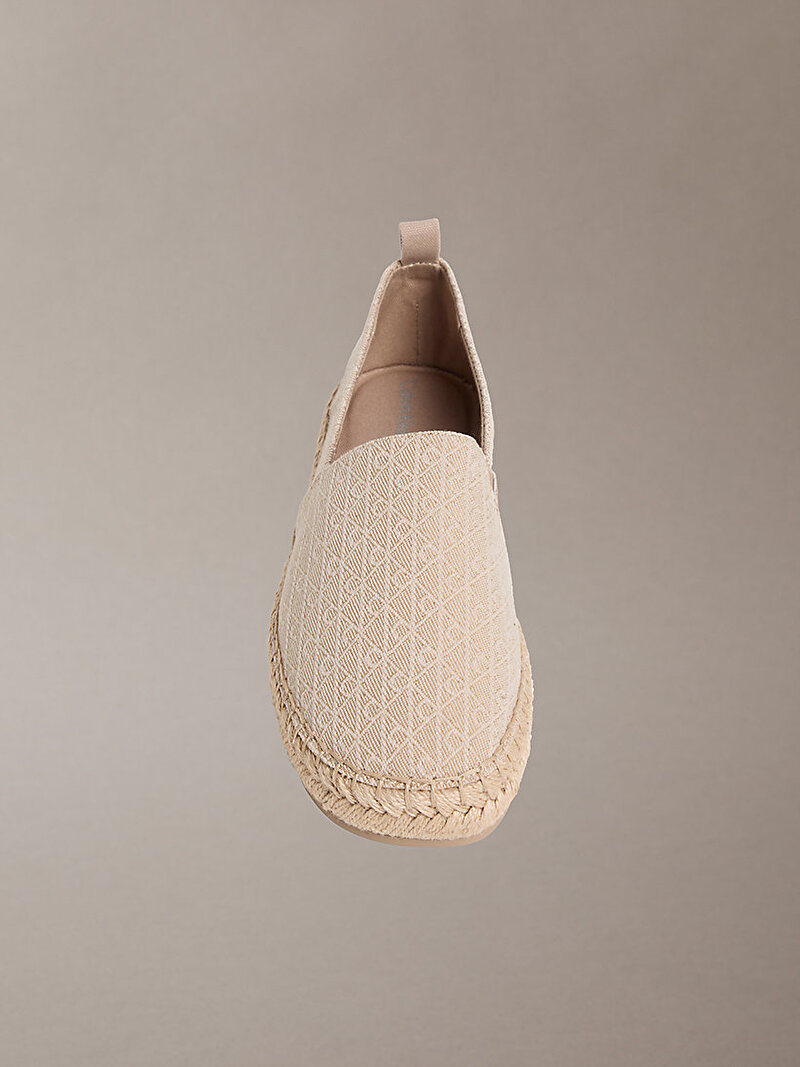 Calvin Klein Bej Renkli Kadın Oblique Espadril