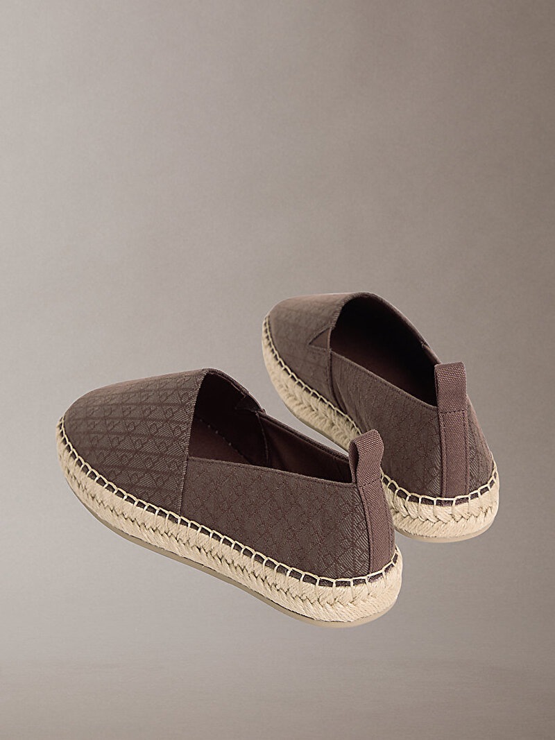 Calvin Klein Kahverengi Renkli Kadın Oblique Espadril