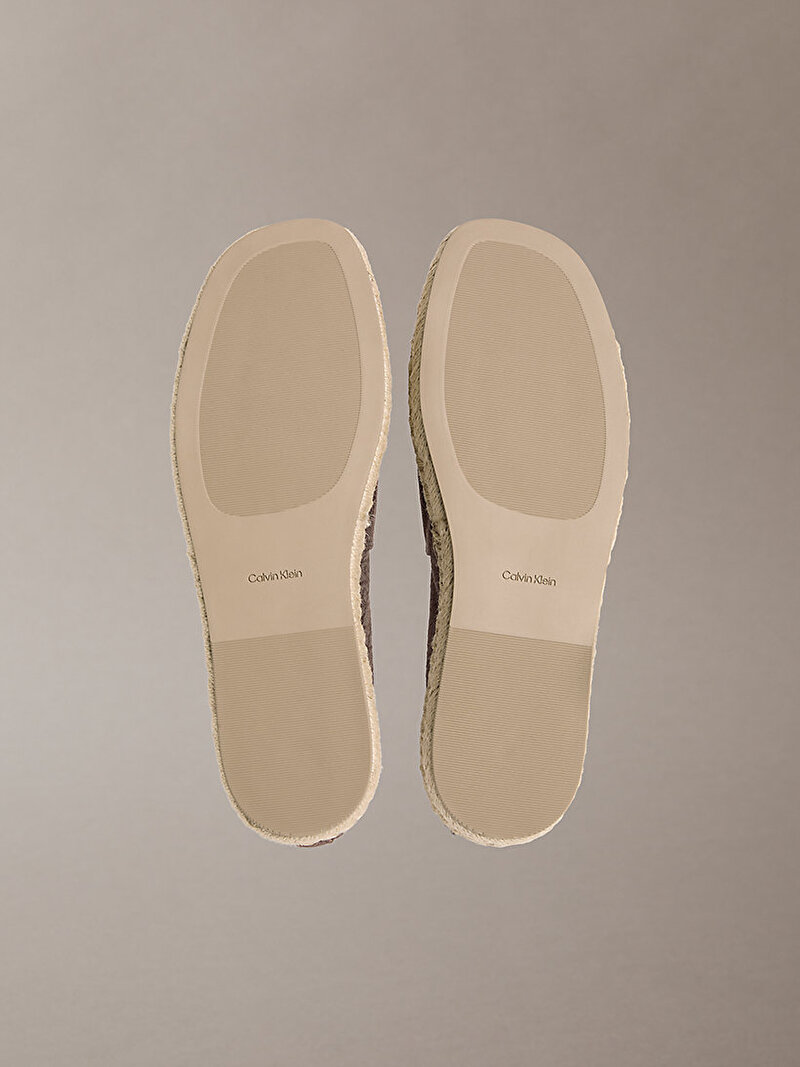 Calvin Klein Kahverengi Renkli Kadın Oblique Espadril