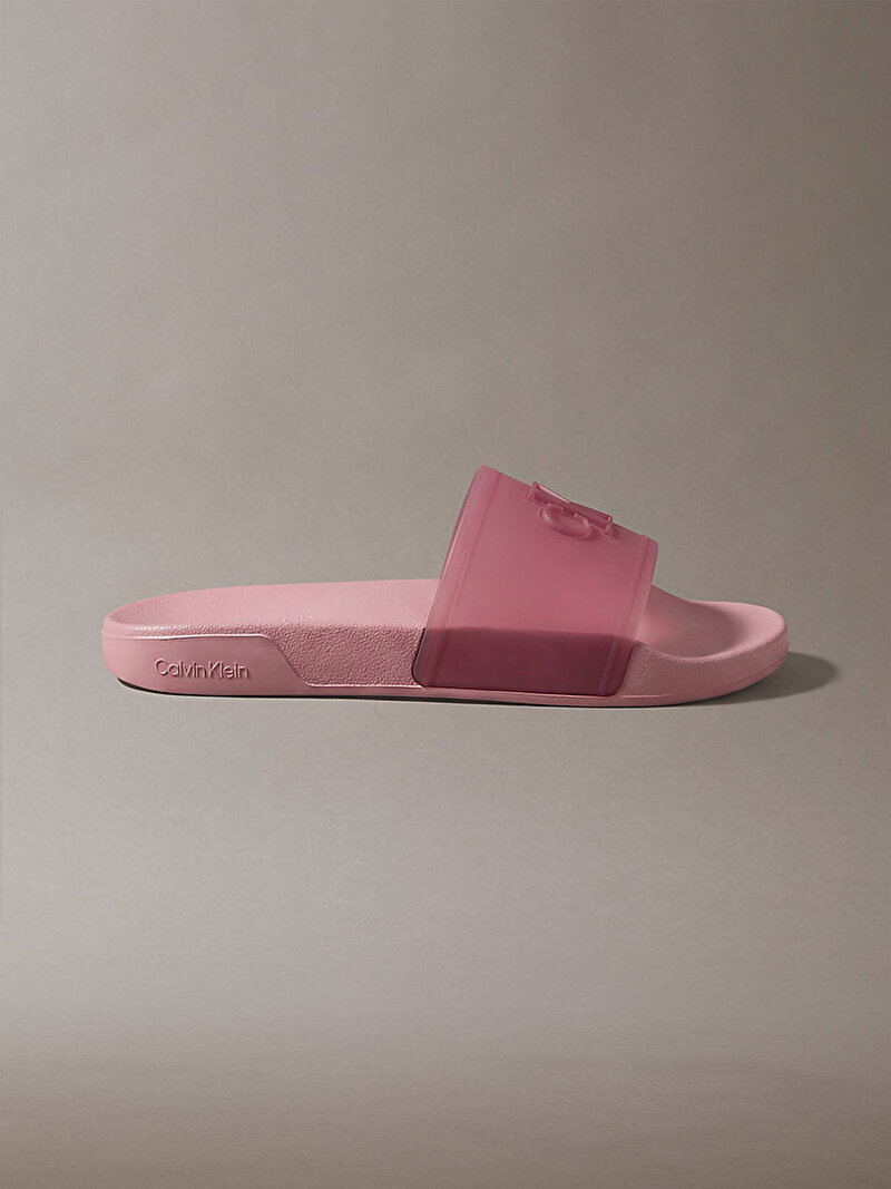 Calvin Klein Pembe Renkli Kadın Plaj Terliği