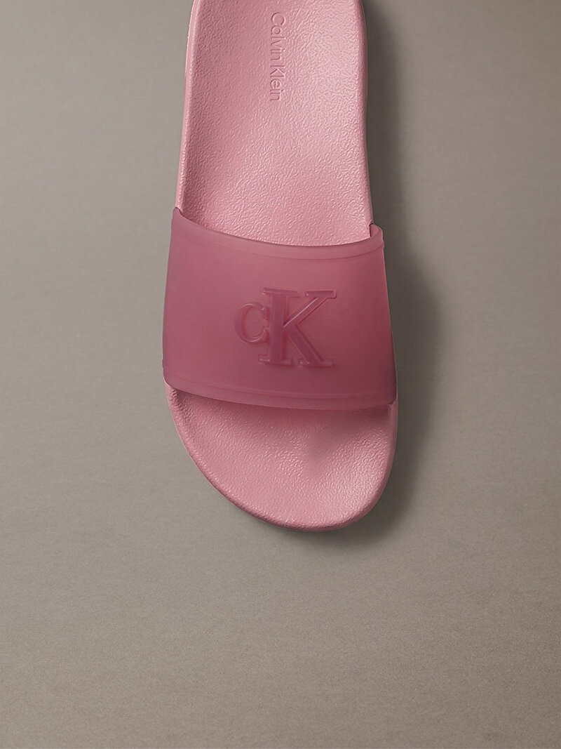 Calvin Klein Pembe Renkli Kadın Plaj Terliği